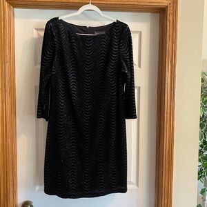 Jessica Howard Black Long Sleeve Dress